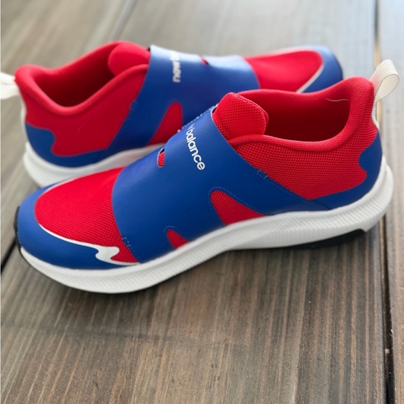 New Balance Kids' Bold Red and Blue Sneakers - Picture 2 of 4